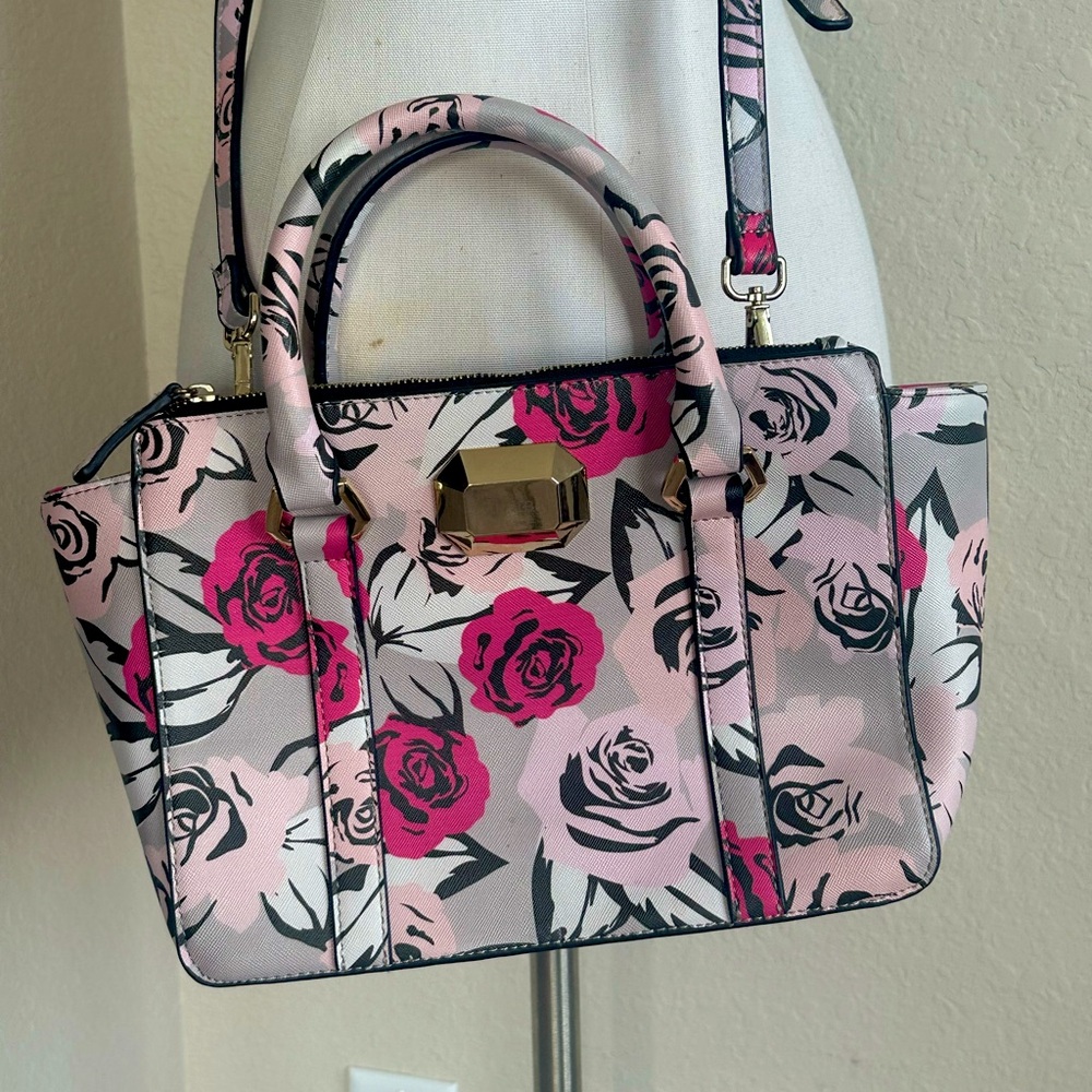 Gianni Bini Floral Pink Handbag